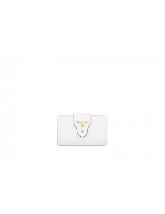POLLINI PORTACARTE BIANCO