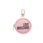 LOVE MOSCHINO PORTACHIAVI ROSA CON LOGO