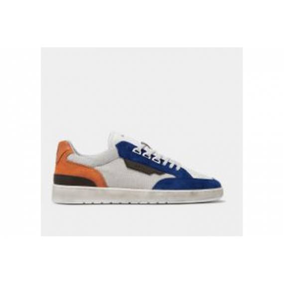 D.A.T.E. SNEAKERS META WHITE-ORANGE