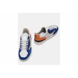 D.A.T.E. SNEAKERS META WHITE-ORANGE