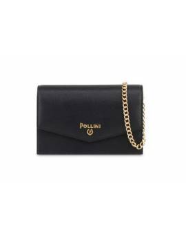 POLLINI POCHETTE NERA CON SPECCHIO