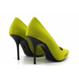 LOVE MOSCHINO DECOLLETE' LYCRA LIME