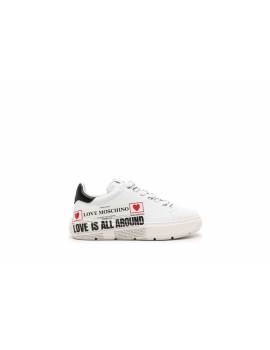 LOVE MOSCHINO SNEAKERS STAMPA GIORNALE