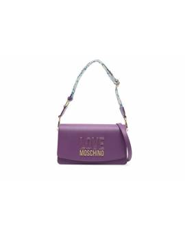 LOVE MOSCHINO BORSA VIOLA E TRAC NYLON