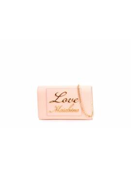 LOVE MOSCHINO TRACOLLINA ROSA CON LOGO