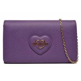 LOVE MOSCHINO TRACOLLA SAFFIANO VIOLA