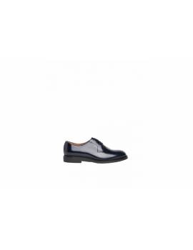 NERO GIARDINI DERBY IN PELLE BLU