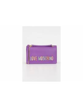 LOVE MOSCHINO TRACOLLA VIOLA LOGO MULTIC