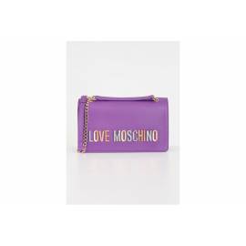 LOVE MOSCHINO TRACOLLA VIOLA LOGO MULTIC