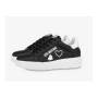 LOVE MOSCHINO SNEAKERS NERA LOGO BIANCO