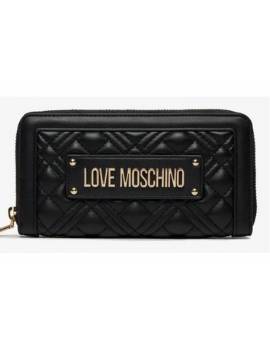 LOVE MOSCHINO PORTAFOGLI NERO TRAPUNTATO