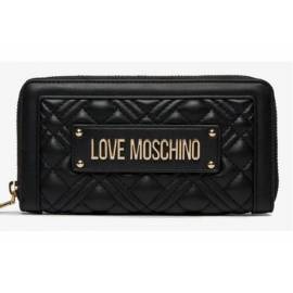 LOVE MOSCHINO PORTAFOGLI NERO TRAPUNTATO