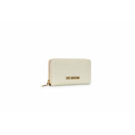 LOVE MOSCHINO PORTAFOGLI AVORIO