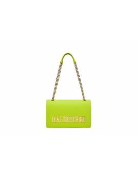 LOVE MOSCHINO TRACOLLINA LIME CON LOGO