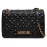 LOVE MOSCHINO TRACOLLA NERA TRAPUNTATA
