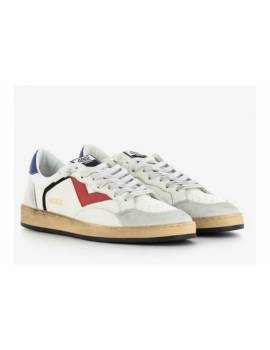 4B12 SNEAKERS UOMO BLU/ROSSO