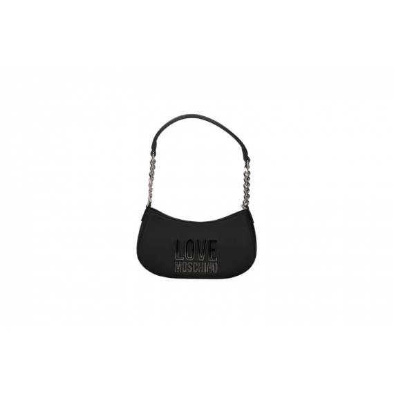 LOVE MOSCHINO TRACOLLINA NERA LOGO SFUMA