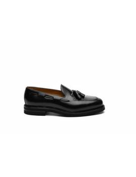 BERWICK MOCASSINO NERO CON NAPPINE