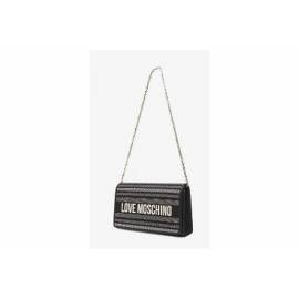 LOVE MOSCHINO TACOLLINA RAFFIA NERO