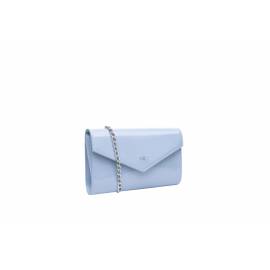 NERO GIARDINI POCHETTE VERNICE CELESTE