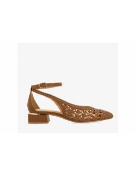 GIOSEPPO BALLERINA INTRECCIO CUOIO ORO