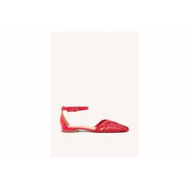 GIOSEPPO BALLERINA INTRECCIO ROSSO