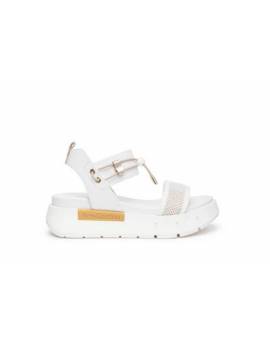 NERO GIARDINI SANDALO SPORT BIANCO
