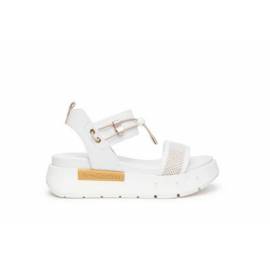 NERO GIARDINI SANDALO SPORT BIANCO