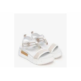 NERO GIARDINI SANDALO SPORT BIANCO