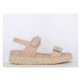 NERO GIARDINI SANDALO FASCIA BEIGE