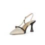ISABELLE PARIS SLINGBACK BEIGE NERO