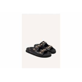 GIOSEPPO SANDALI CON BORCHIE NERO