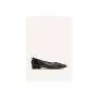 GIOSEPPO BALLERINA NERA CON BORCHIE ORO