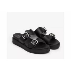 NERO GIARDINI CIABATTA NERA