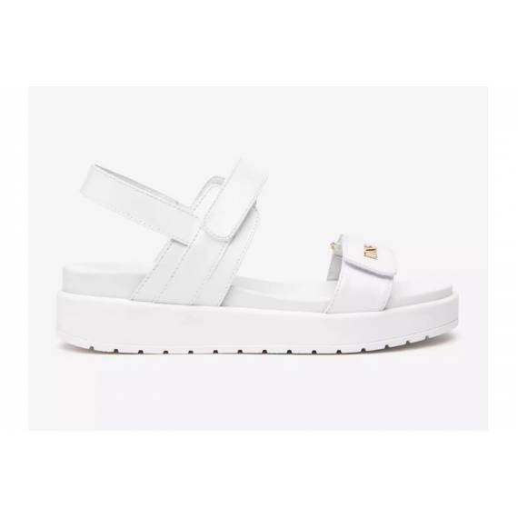 NERO GIARDINI SANDALO BIANCO CON STRAPPI