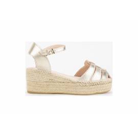 MACARENA ESPADRILLAS PLATINO