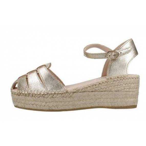 MACARENA ESPADRILLAS PLATINO