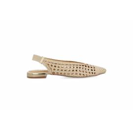 GIOSEPPO BALLERINA INTRECCIO OFF-WHITE