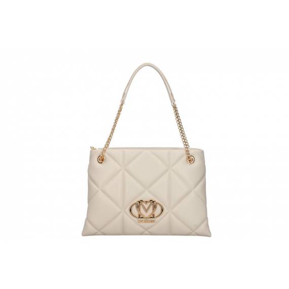 LOVE MOSCHINO SHOPPING TRAP.AVORIO