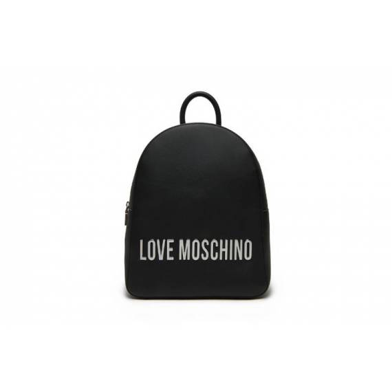 LOVE MOSCHINO ZAINO LOGO ARGENTO