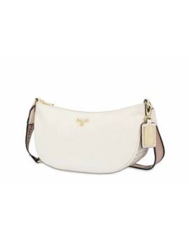 POLLINI BORSA MEZZA LUNA AVORIO