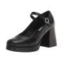 STEVE MADDEN MARY JANE NERO IN PELLE