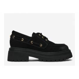 STEVE MADDEN MOCASSINO NERO IN CAMOSCIO