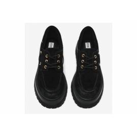 STEVE MADDEN MOCASSINO NERO IN CAMOSCIO