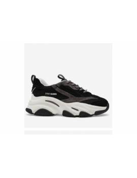 STEVE MADDEN SNEAKERS CAMOSCIO NERO GRIG