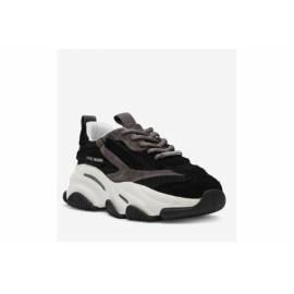 STEVE MADDEN SNEAKERS CAMOSCIO NERO GRIG