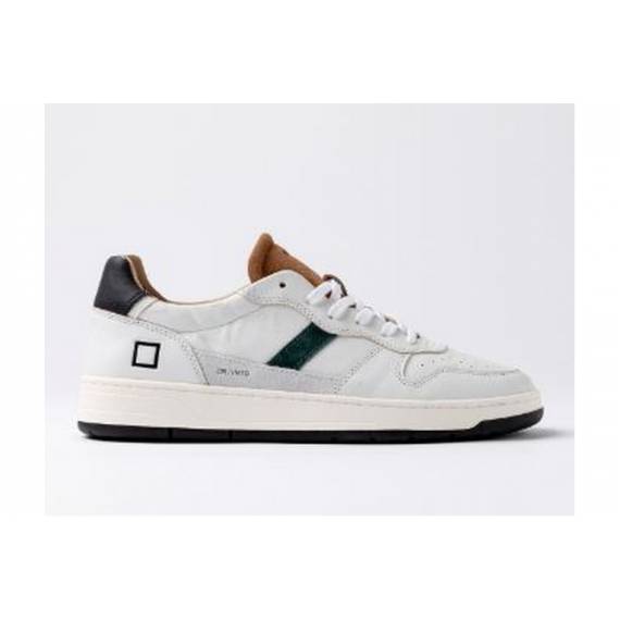 D.A.T.E. COURT VINTAGE WHITE-CUOIO