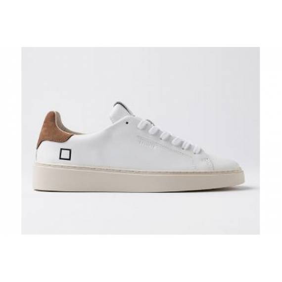 D.A.T.E. SNEAKERS LEVANTE WHITE CUOIO