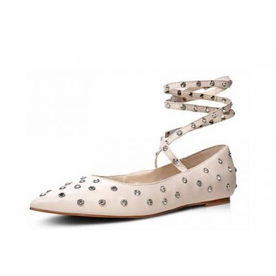 CARRANO BALLERINA LATTE CON BORCHIE