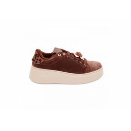 GIO PIU' SNEAKERS CAMOSCIO CIOCCOLATO
